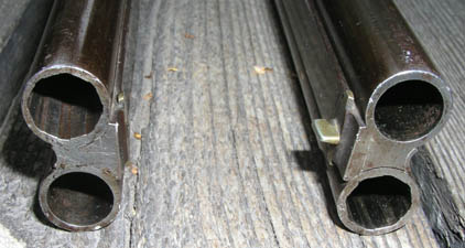 toinen piippupari rihlattu toinen sile�