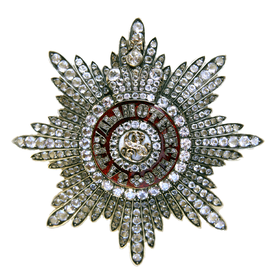 Alexander Newsky with diamonds