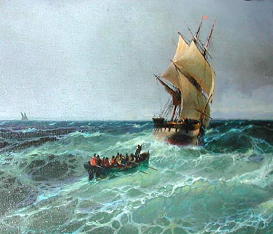 Aivazovski, meritaulu 1800-luvun loppu